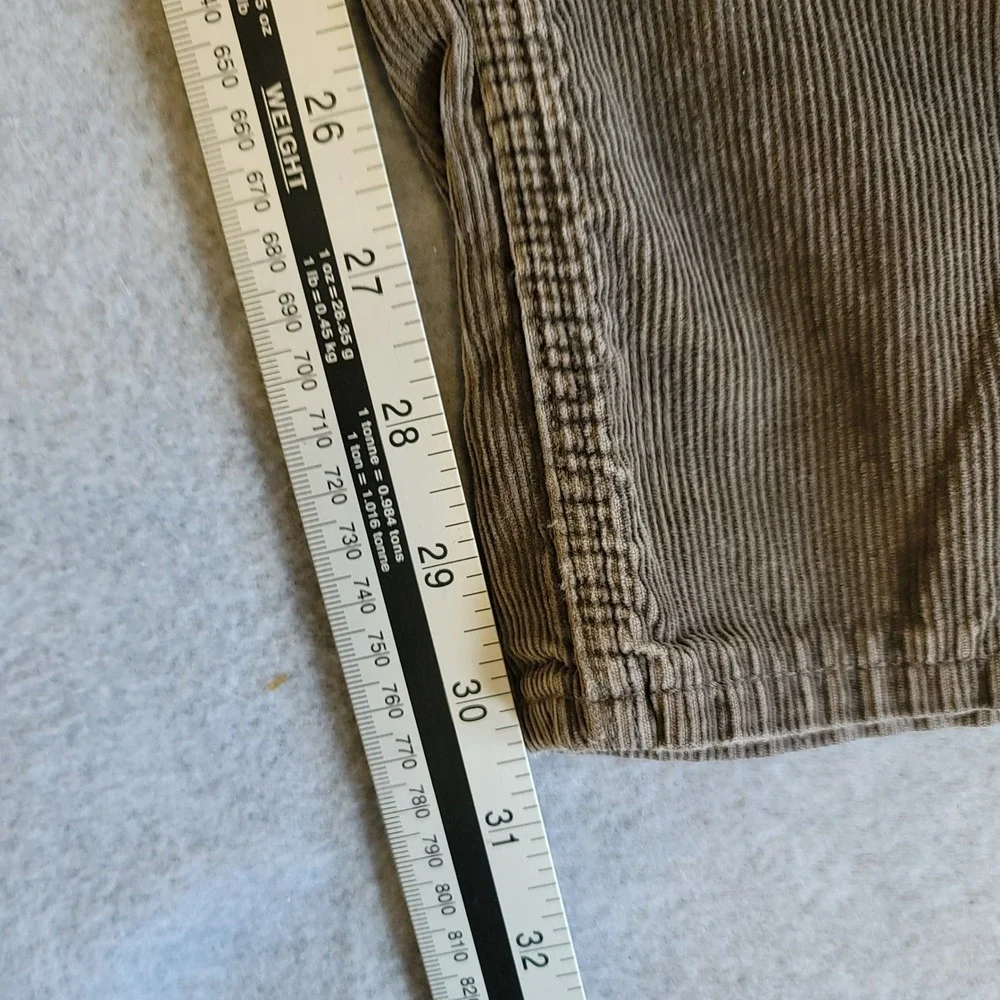 Banana Republic Mens Straight Fit Brown Pima Cotton Corduroy Pants 31x32